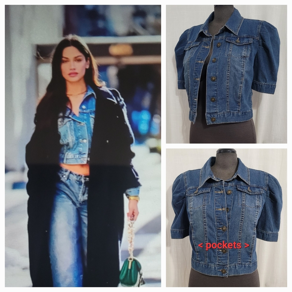 Cropped Jean Jacket / 10